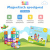 Gladi Tiles - 128 stuks knikkerbaan - Magnetic Tiles - Magnetisch Speelgoed