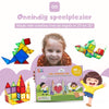Gladi Tiles - 60 stuks Pastel - Magnetic Tiles - Magnetisch Speelgoed