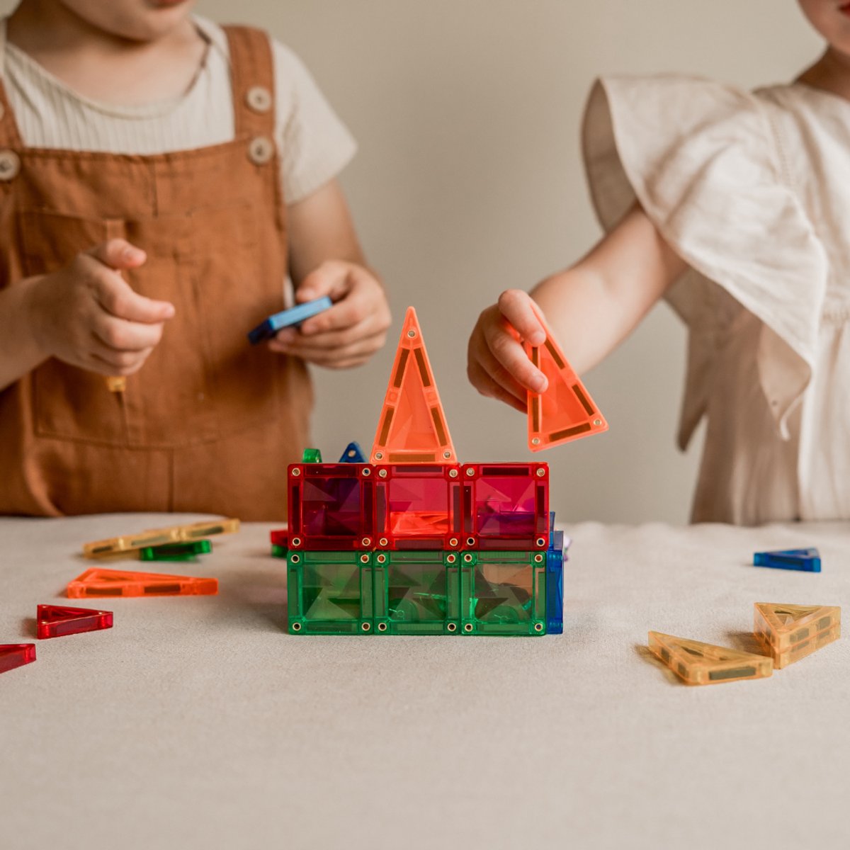 Gladi Tiles - 40 micro tegels - Magnetic Tiles - Magnetisch Speelgoed