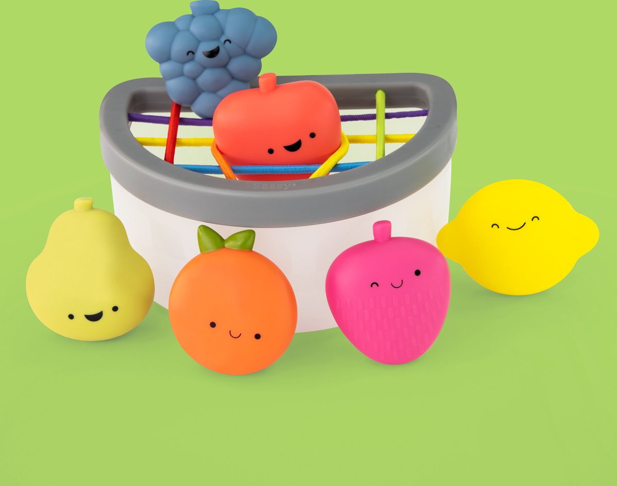 Sassy - Fruit Fill 'n Spill - Sensorisch babyspeelgoed
