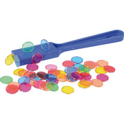Eduplay - Magnetische stok met magnetische chips (verschillende kleuren)