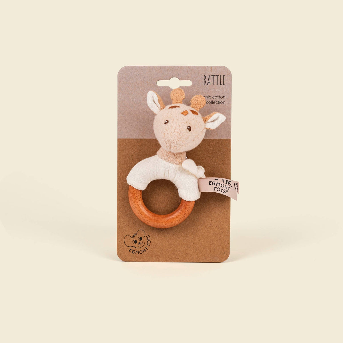 Egmont Toys - Houten rammelaar Leonie de giraf