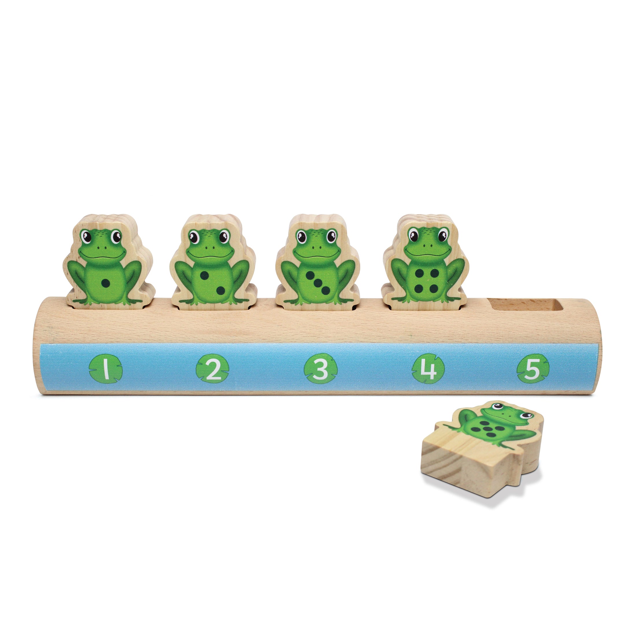 Yellow Door - Five Frogs on a Log - leren tellen