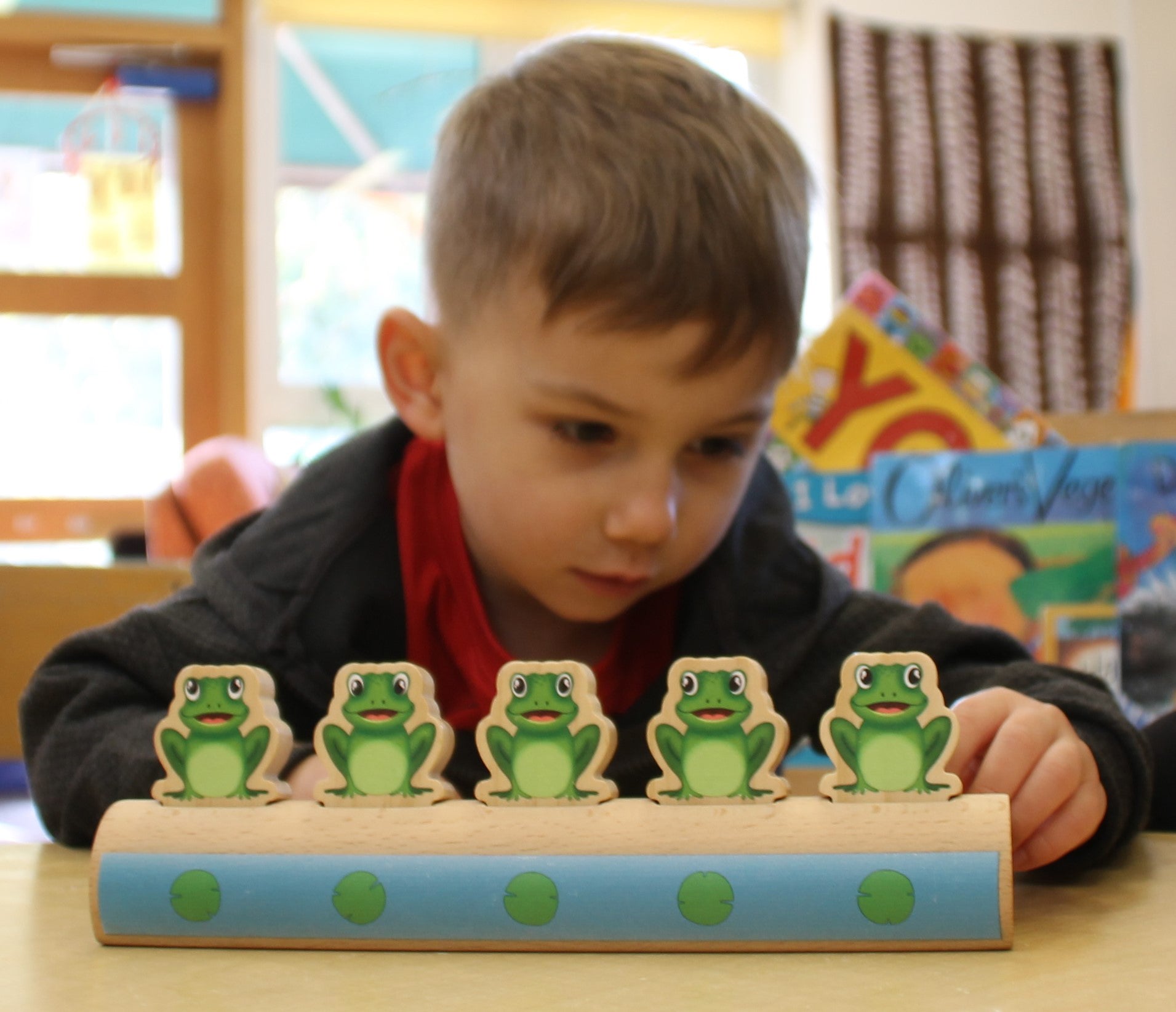 Yellow Door - Five Frogs on a Log - leren tellen
