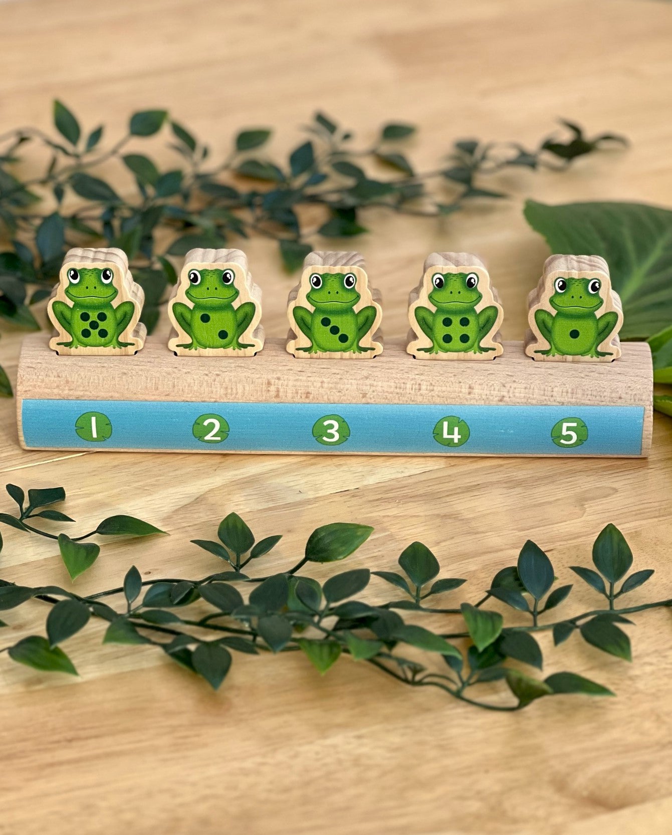 Yellow Door - Five Frogs on a Log - leren tellen