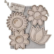 Kiddi - Mini vulvormen set Bloemen