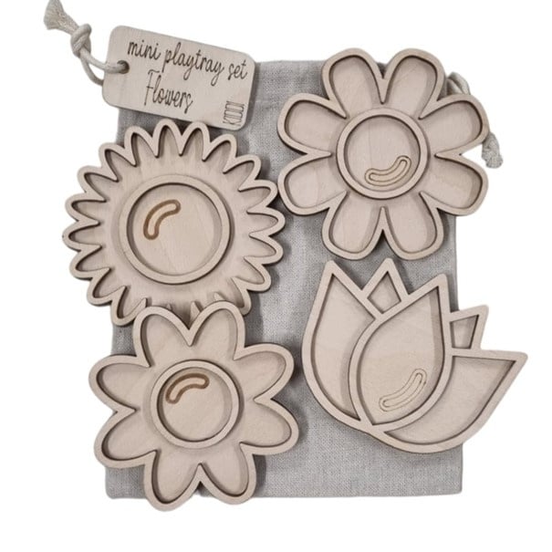 Kiddi - Mini vulvormen set Bloemen