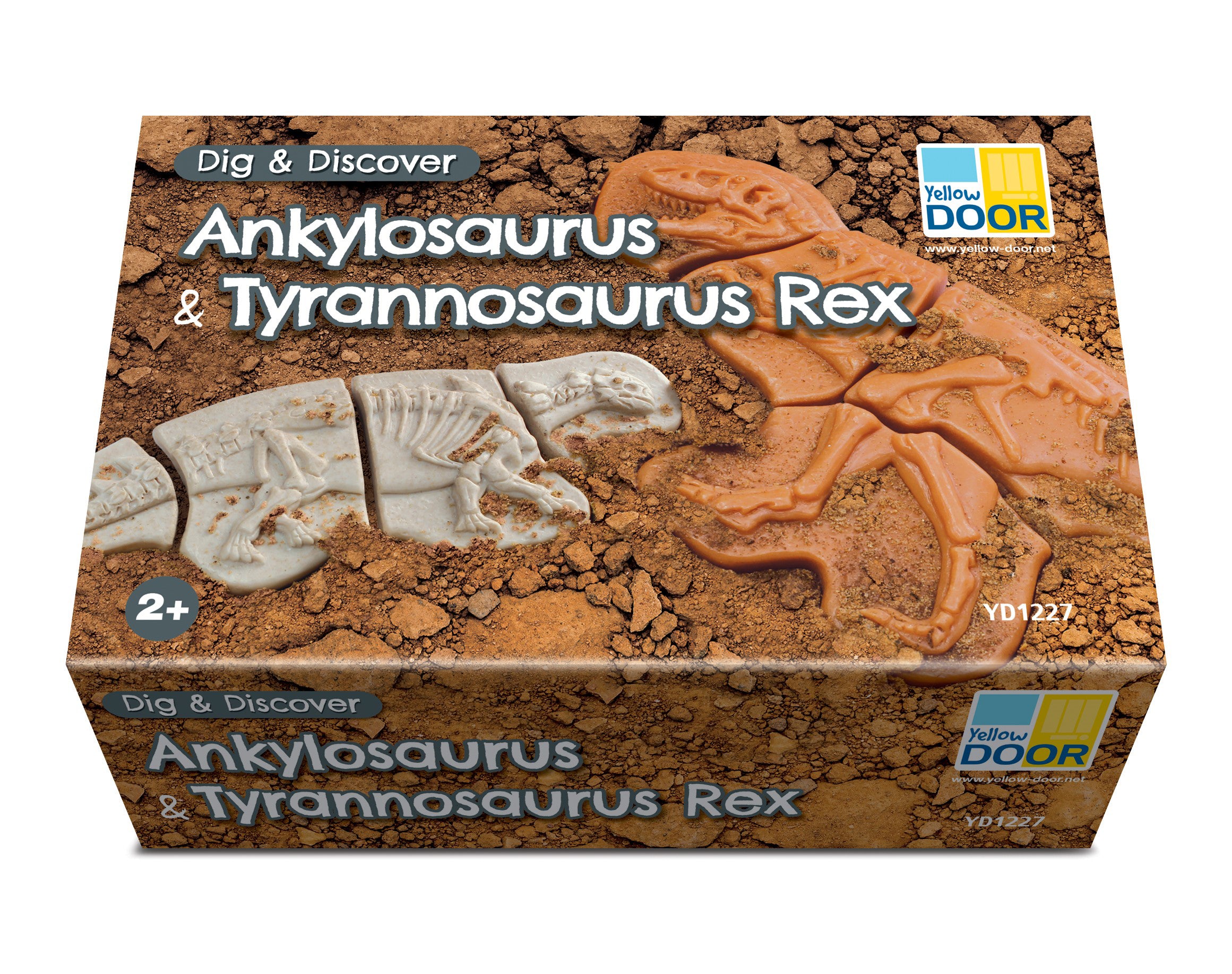 Yellow Door - Dig & Discover – Ankylosaurus & Tyrannosaurus rex