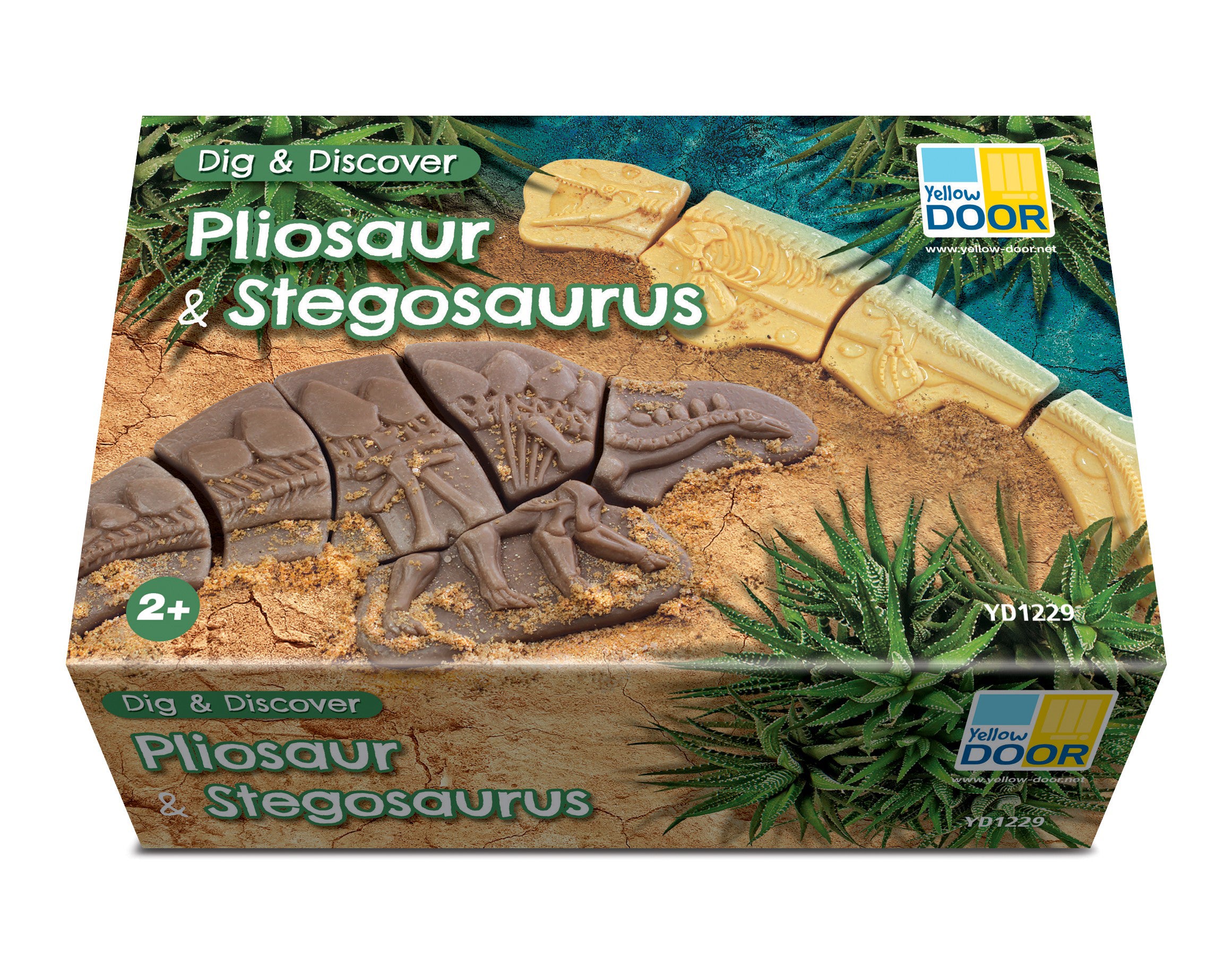 Yellow Door - Dig & Discover – Pliosaur & Stegosaurus