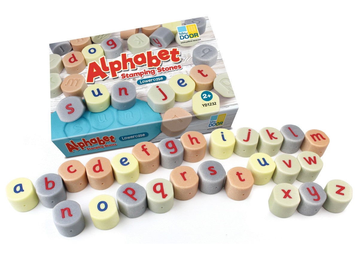 Yellow Door - Alfabet stempelstenen – kleine letters