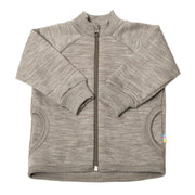 Joha - Wol-Fleece Vest met Rits - Sesam Mélange
