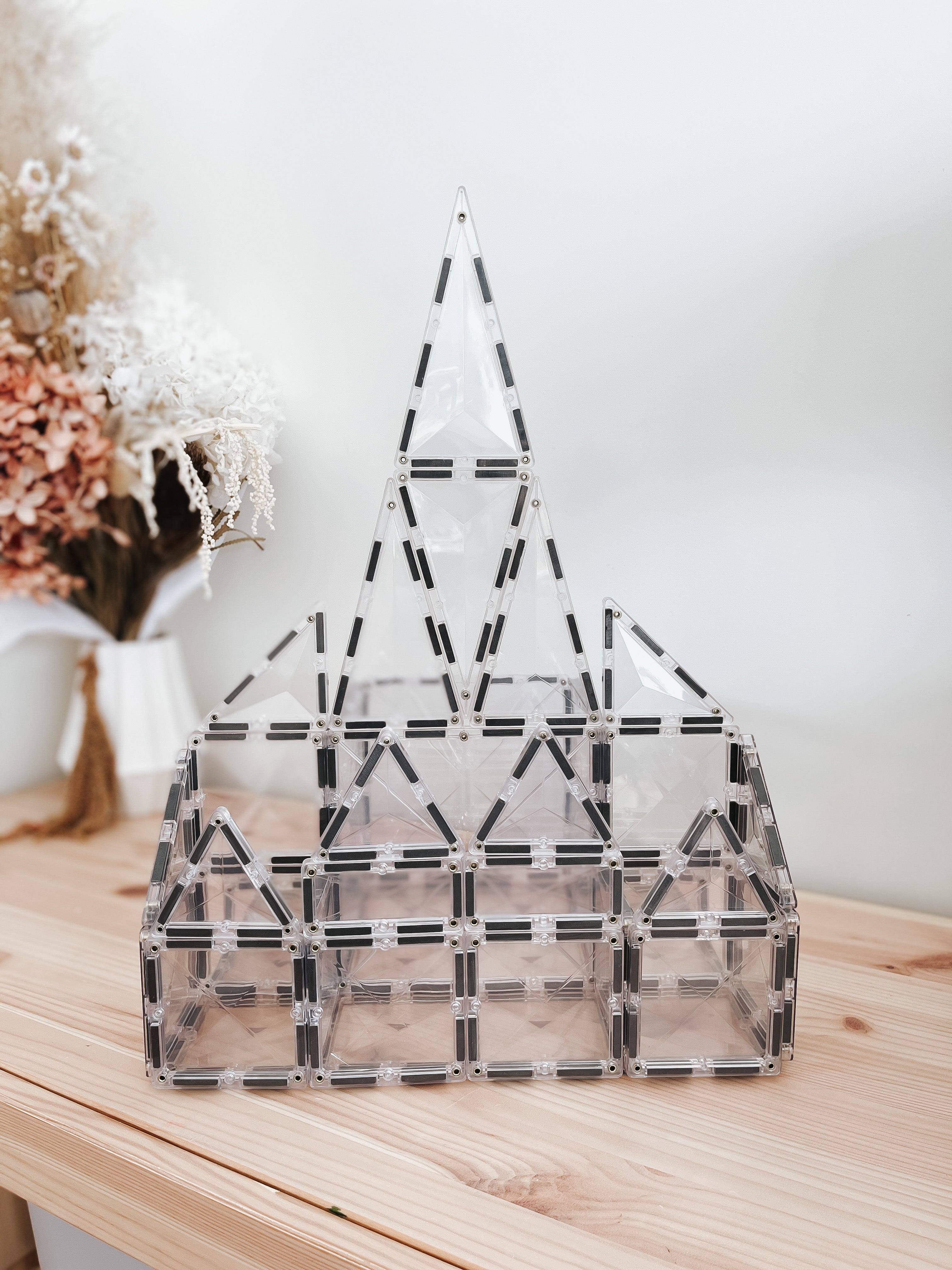 CONNETIX - Starter Clear Pack 34 stuks - magnetisch constructiespeelgoed