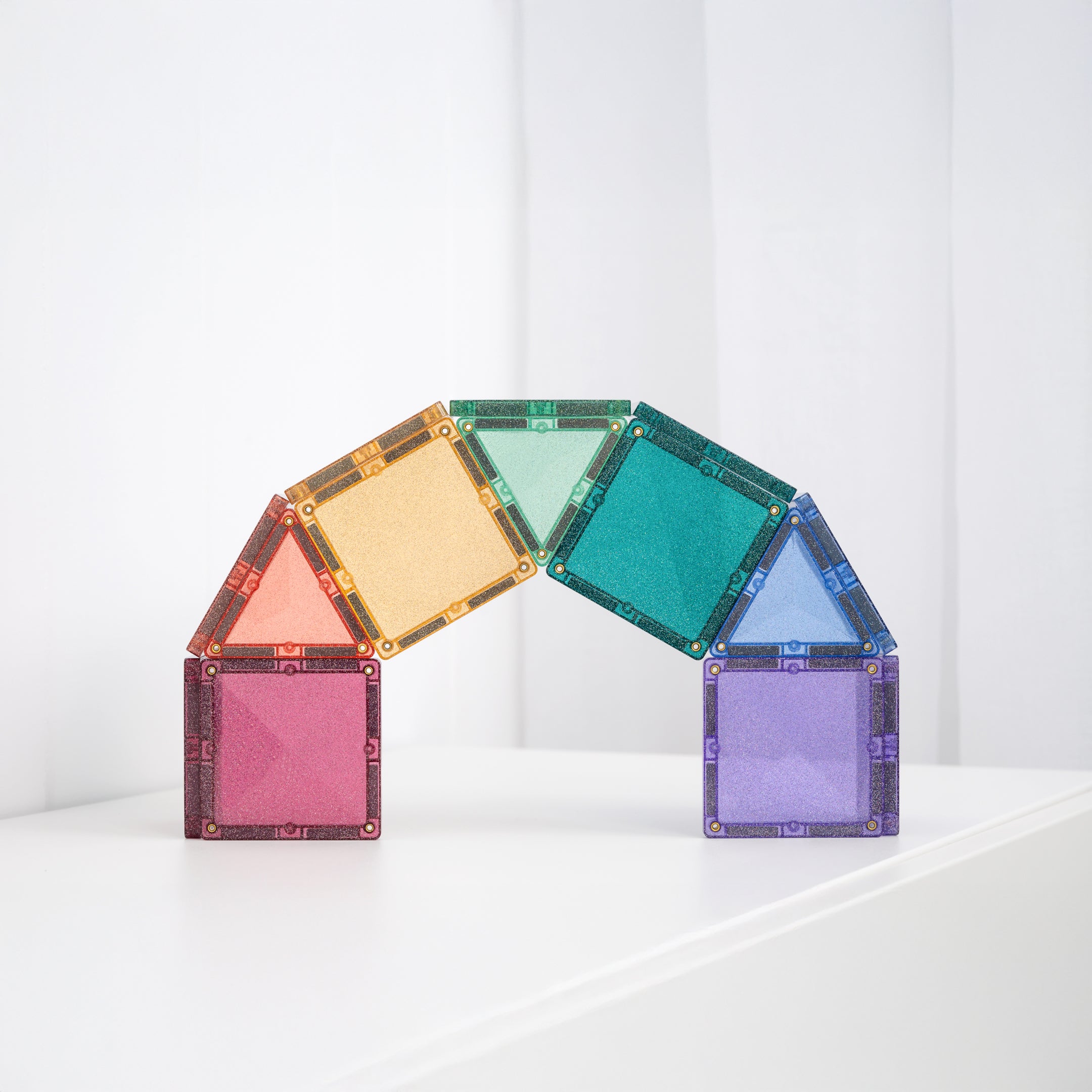 CONNETIX - Glitter Castle Pack 48 stuks - magnetisch constructiespeelgoed