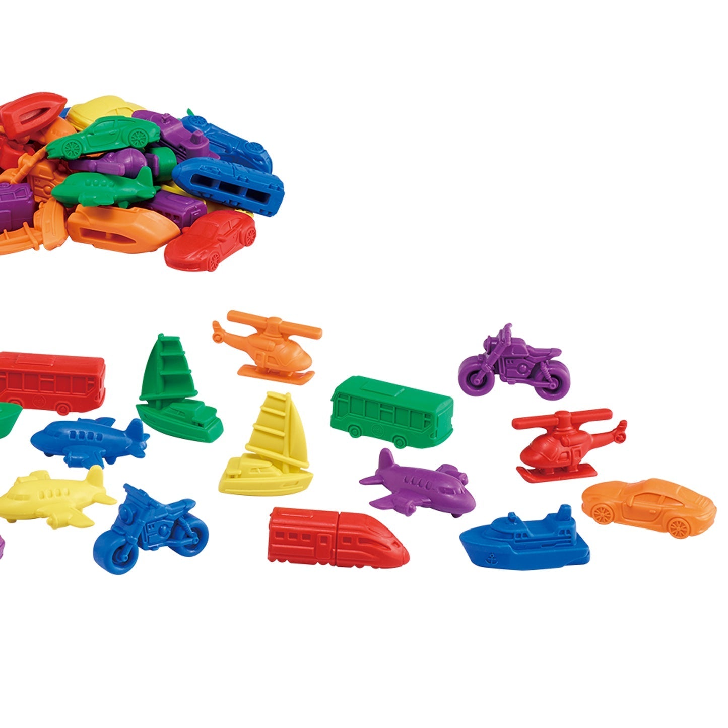Edx Education - Jumbo Voertuigen Telfiguren - Set van 48