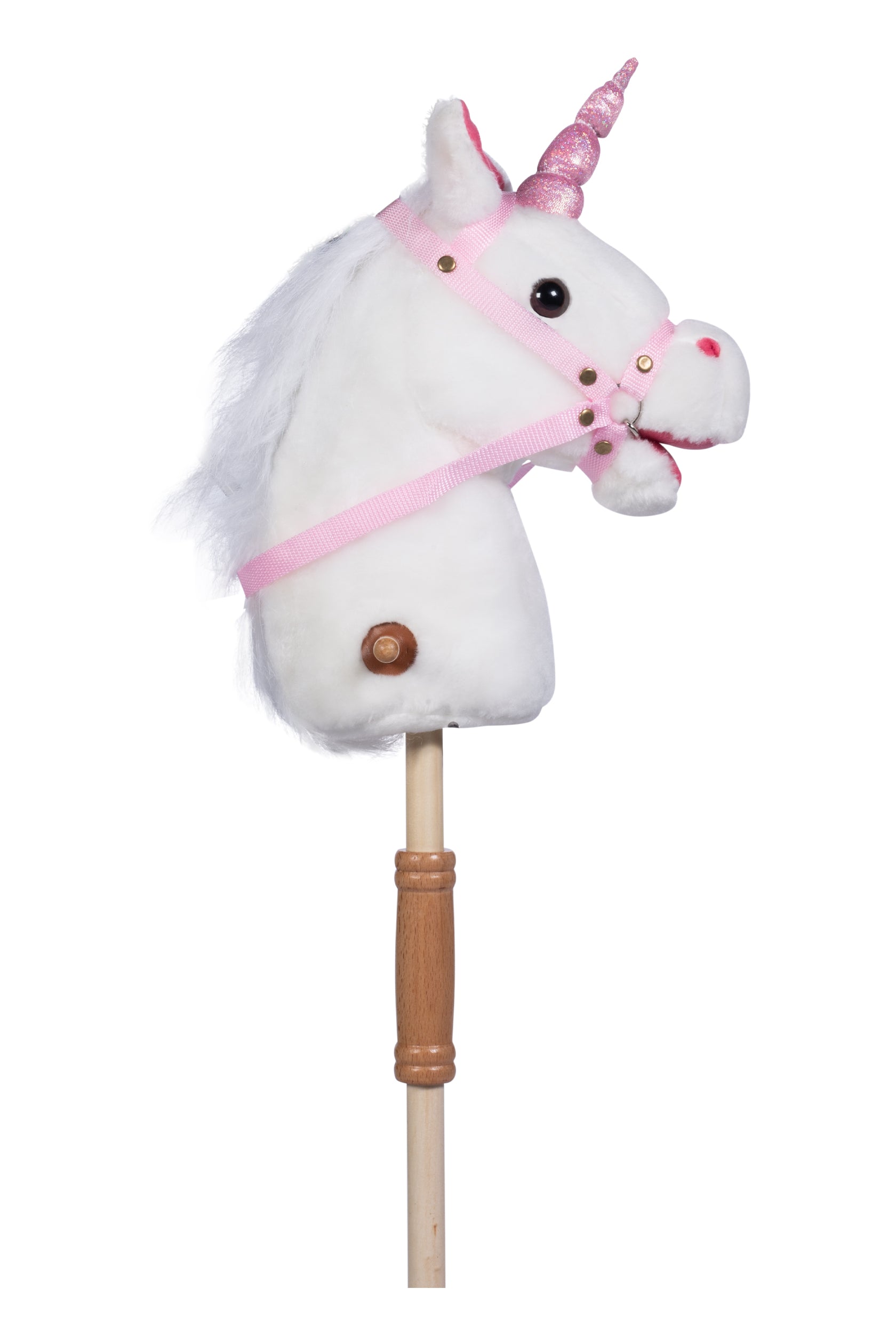 HKM - Stokpaard Bella met eenhoorn - wit