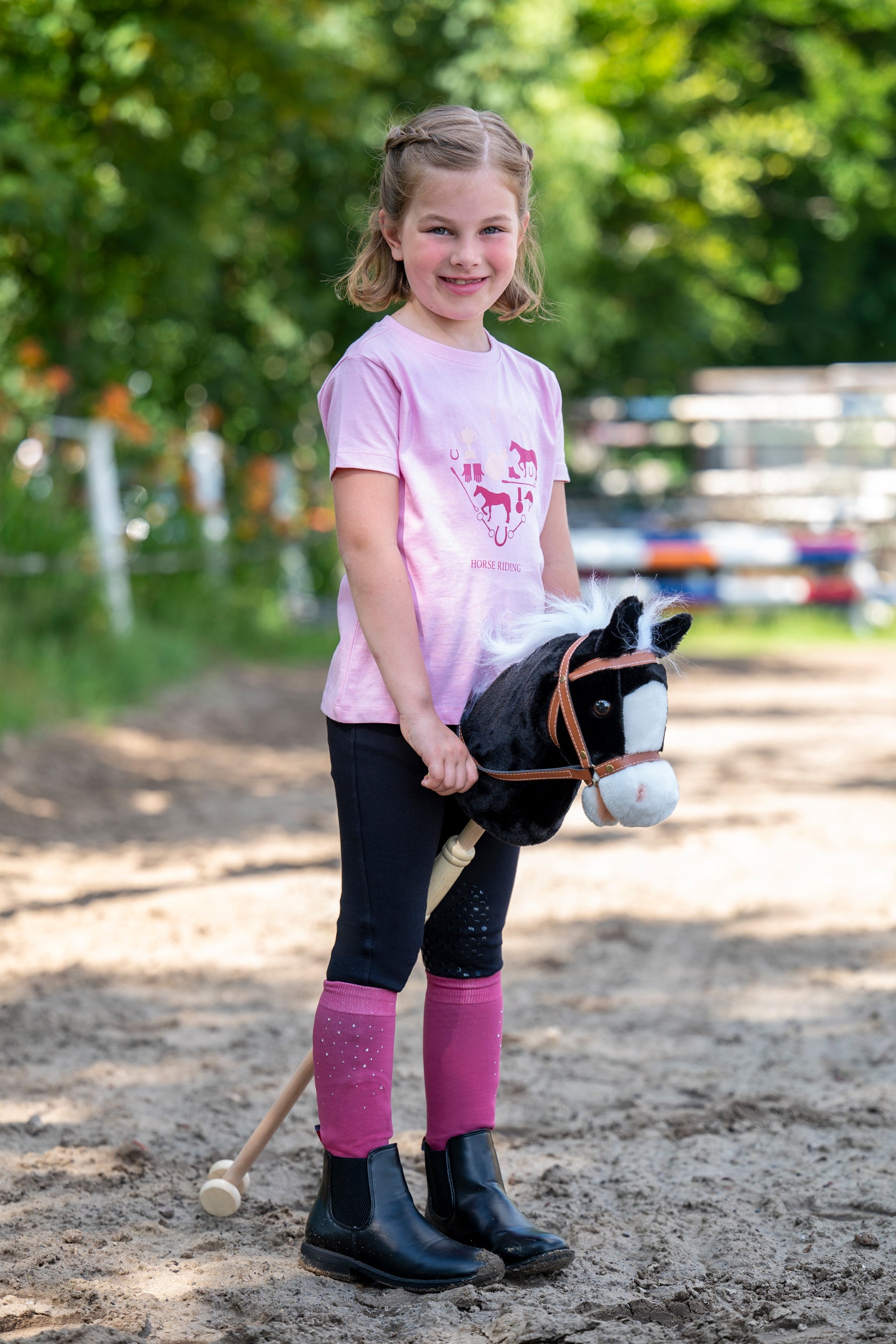 HKM - Stokpaard Bella - zwart