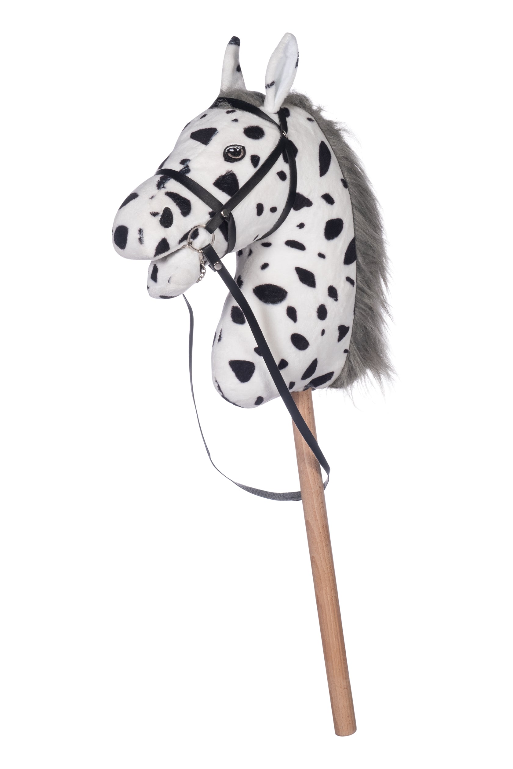 HKM - Stokpaard Hobby Horse - wit gestippeld