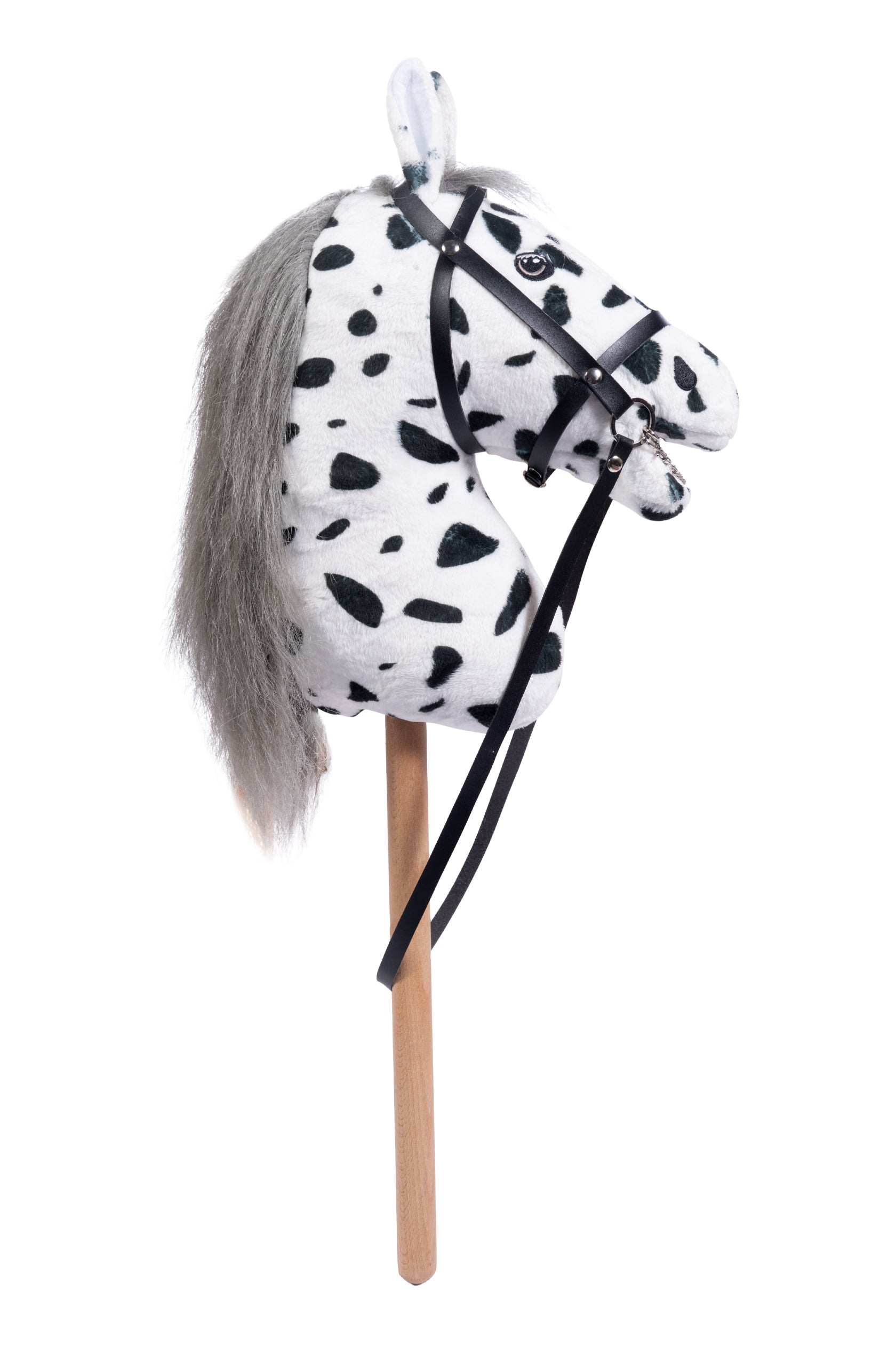 HKM - Stokpaard Hobby Horse - wit gestippeld