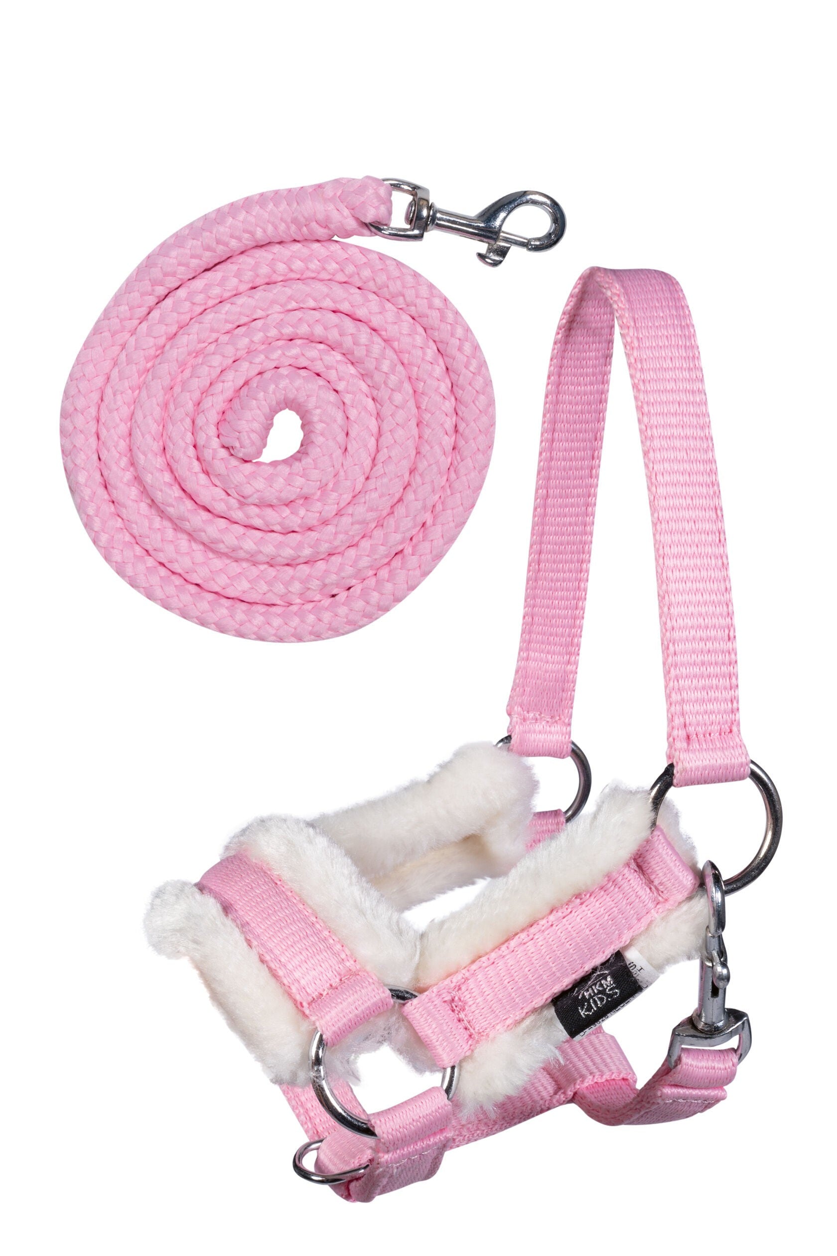 HKM - Halster en halstertouw voor stokpaard Hobby Horsing - roze