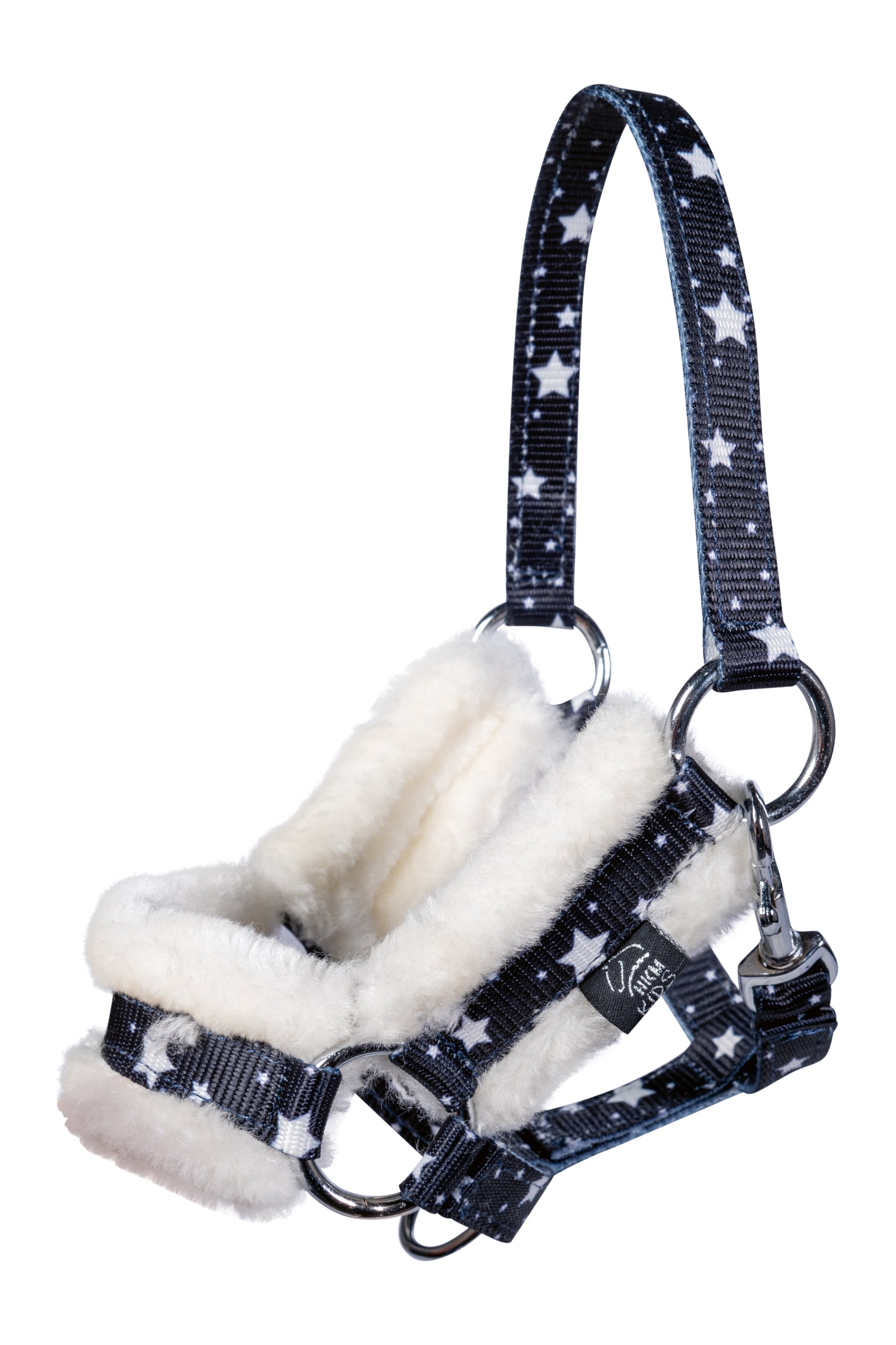 HKM - Halster en halstertouw voor stokpaard Hobby Horsing - blauw met sterren