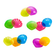 Edx Education - Doorschijnende Sensorische Schelpen Neon - Set van 72