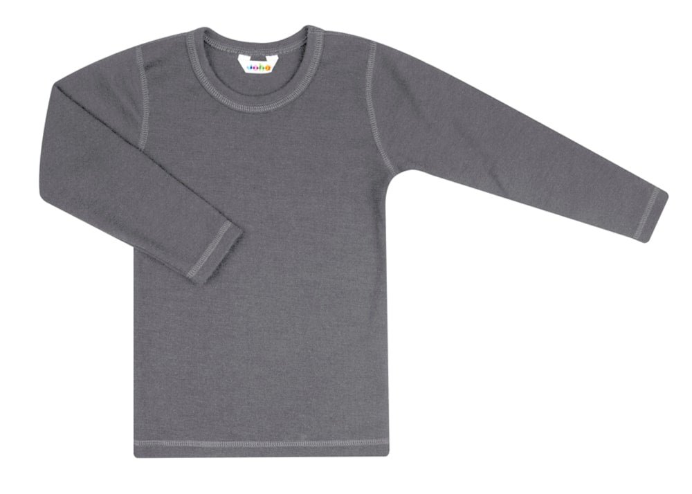 Joha - Wol/Zijde Shirt Lange Mouwen - Grijs
