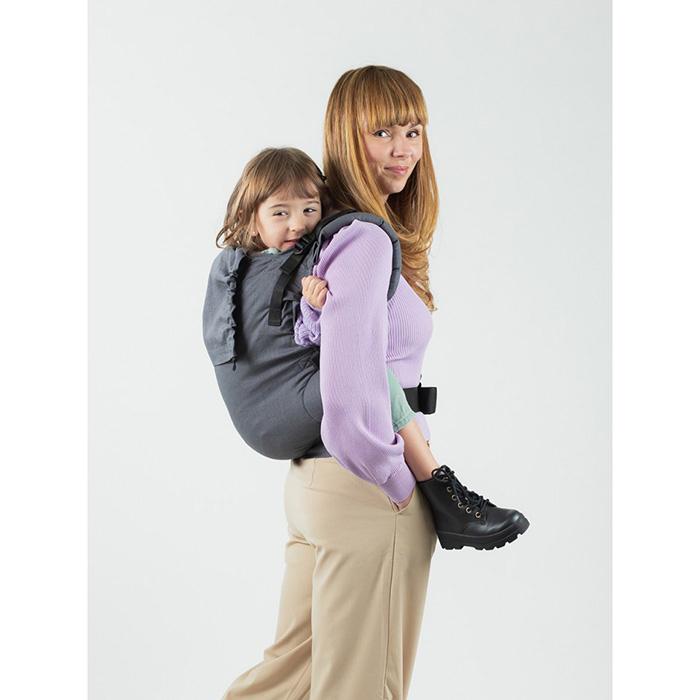 Isara - Preschooler Graphite Linen - Ergonomische Draagzak