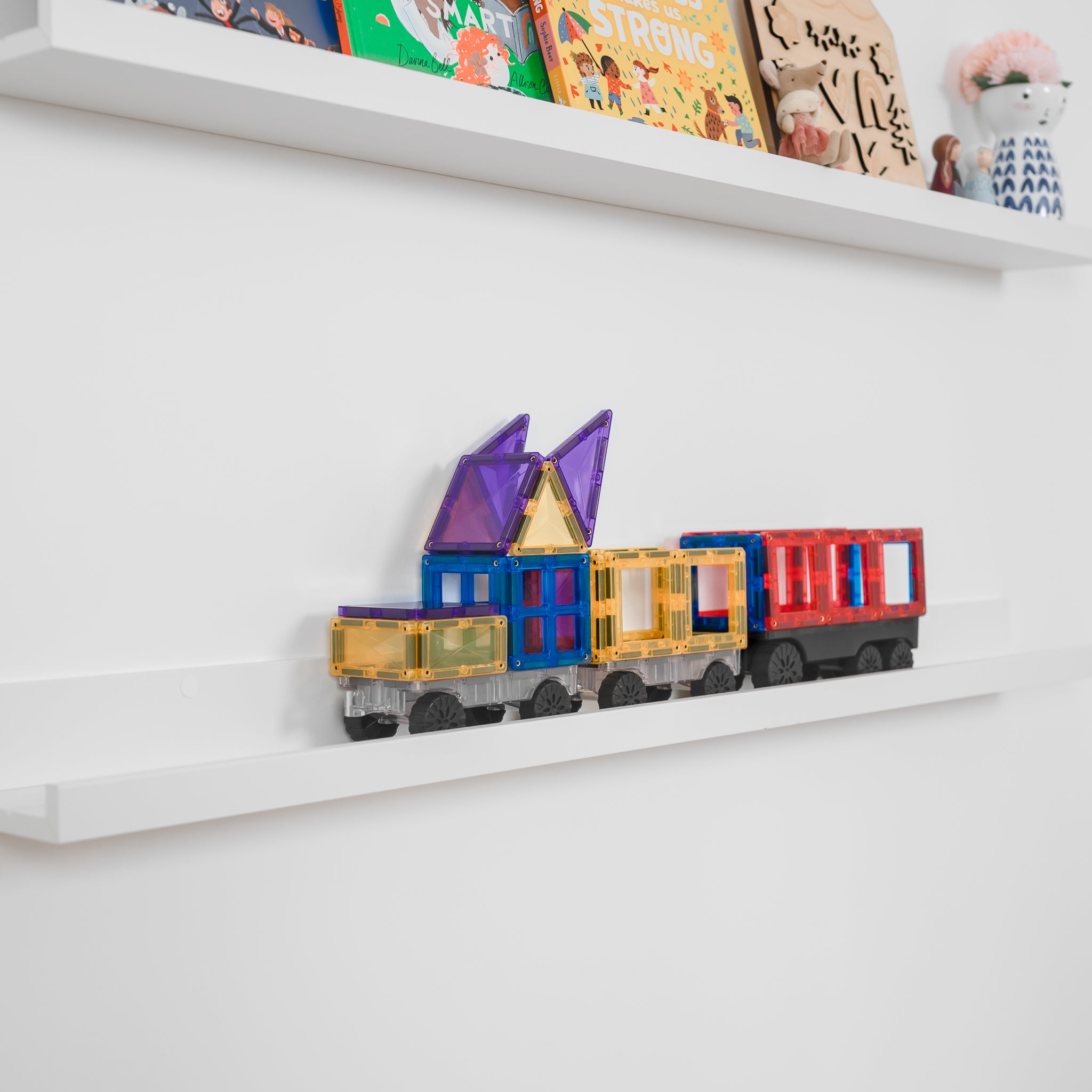 CONNETIX - Rainbow Transport 50 stuks - magnetisch constructiespeelgoed