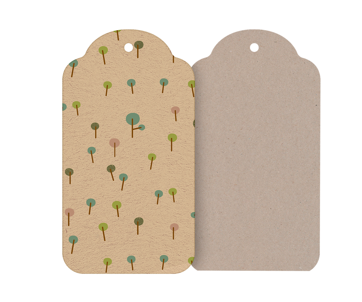 Maileg - Cadeaulabels Woodland - Groen 12 stuks