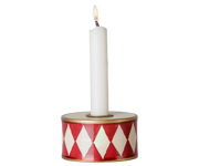 Maileg - Kandelaar Drum - Gebroken Wit/Rood