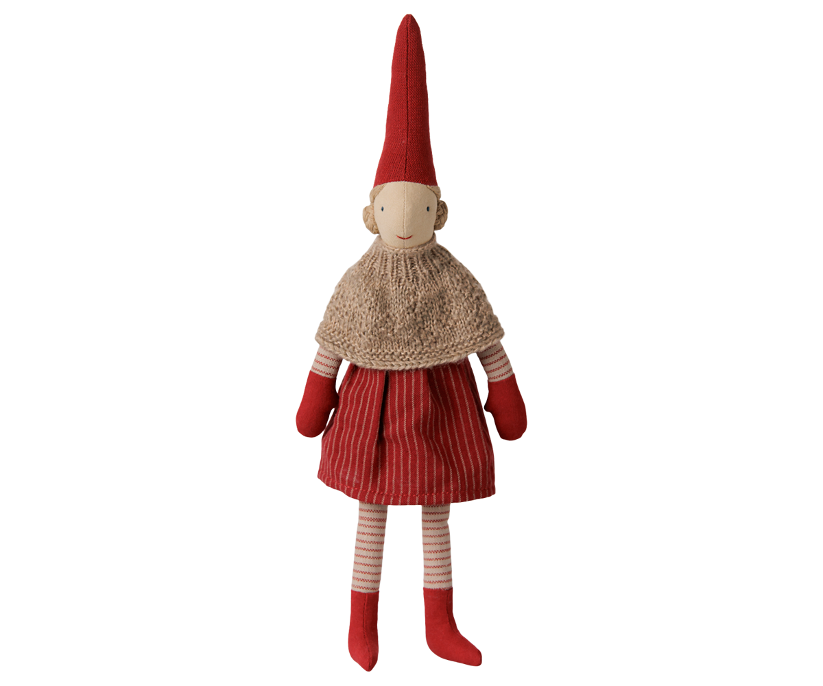 Maileg - Pixy Meisje Size 2 - Gebreide Cape en Rok