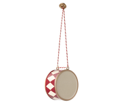 Maileg - Metalen Ornament Grote Trom - Rood