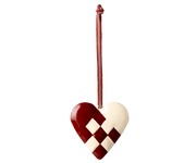 Maileg - Metalen Ornament Groot Hart - Rood