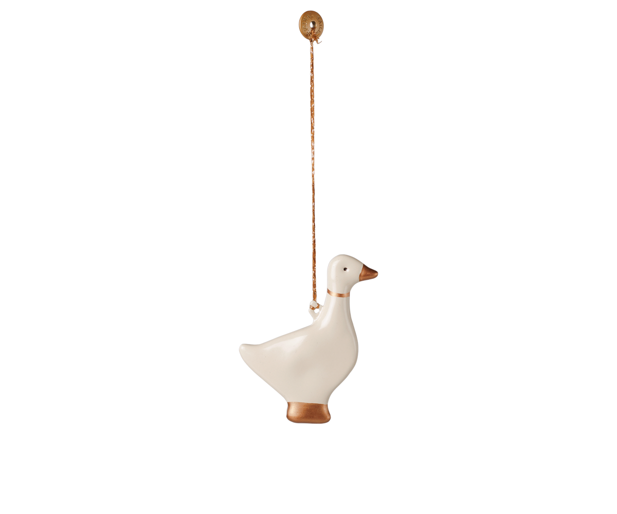 Maileg - Metalen Ornament Gans - Gold