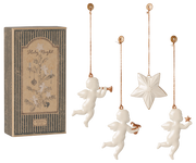 Maileg - Metalen Ornament Cadeauset - Holy Night - Gebroken Wit