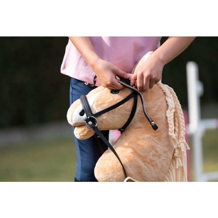 HKM - frontriemen voor stokpaard hobby horse - navy