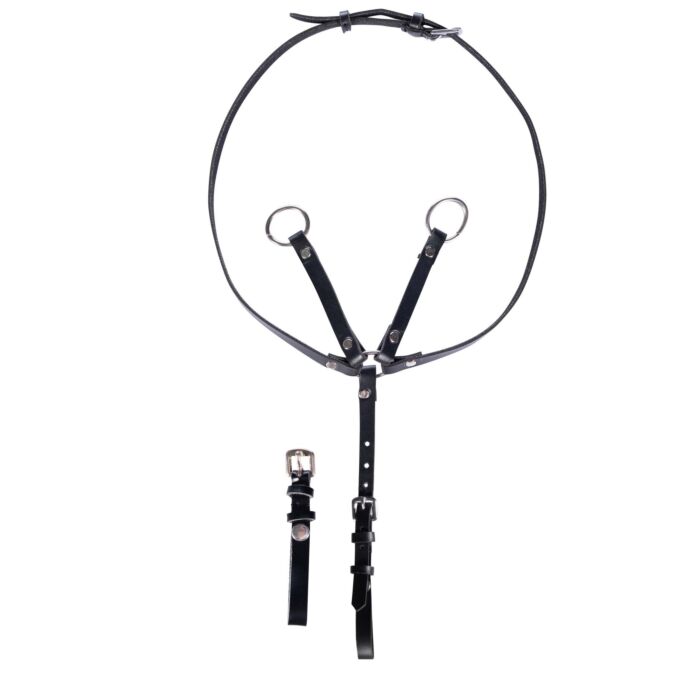 HKM - Martingaal voor stokpaard hobby horse - zwart