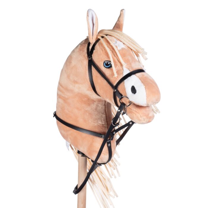 HKM - Martingaal voor stokpaard hobby horse - zwart