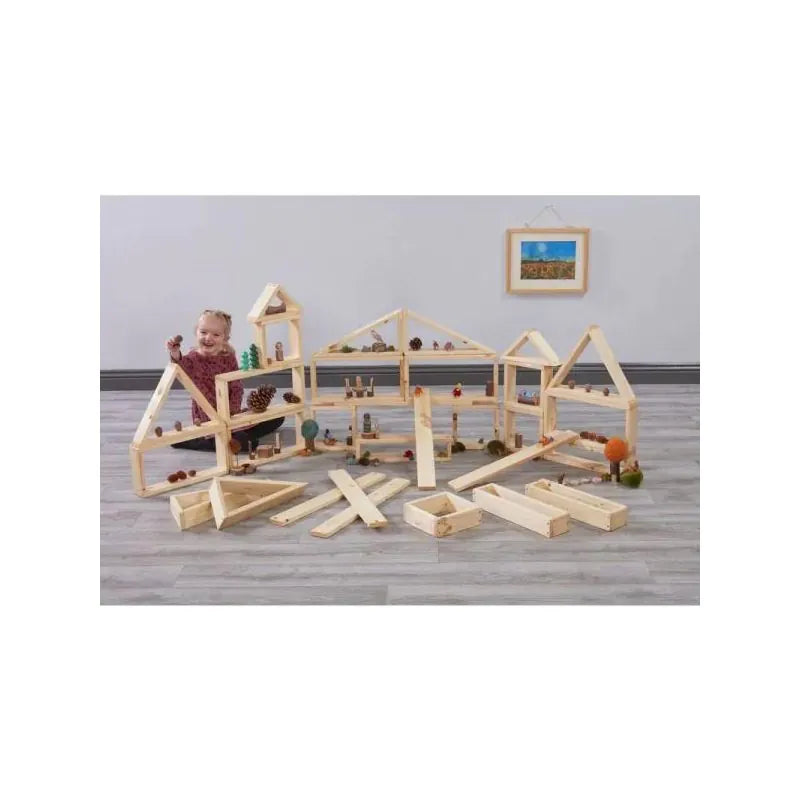 Cosy - Holle Vormenblokken Set (30 stuks)