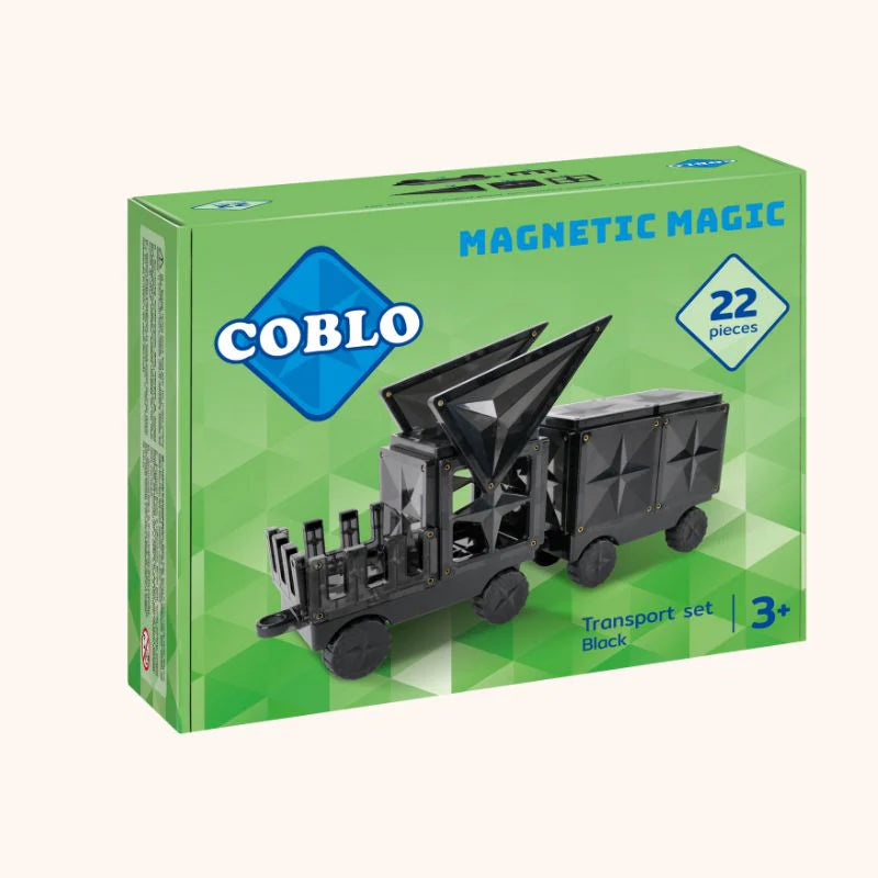 Coblo Zwart + 2 auto's - 22 stuks