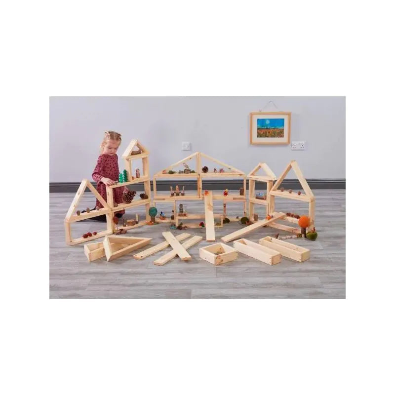 Cosy - Holle Vormenblokken Set (30 stuks)