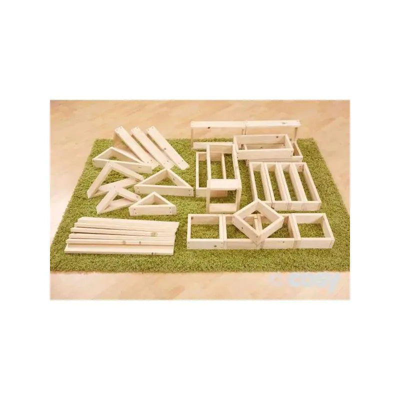 Cosy - Holle Vormenblokken Set (30 stuks)