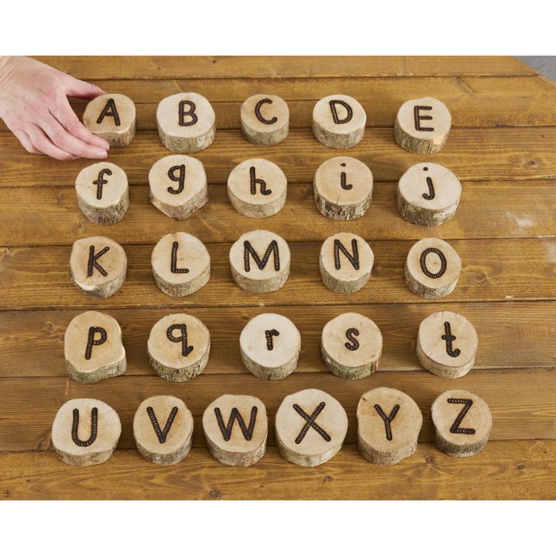 Cosy - Dubbelzijdige Letterschijven Hoofdletters en Kleine Letters