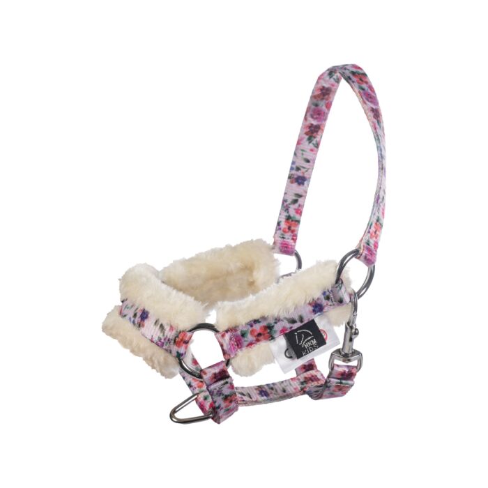 HKM - Halster en halstertouw voor stokpaard hobby horse - bloem