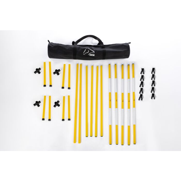 HKM - Springset voor stokpaard hobby horse - geel