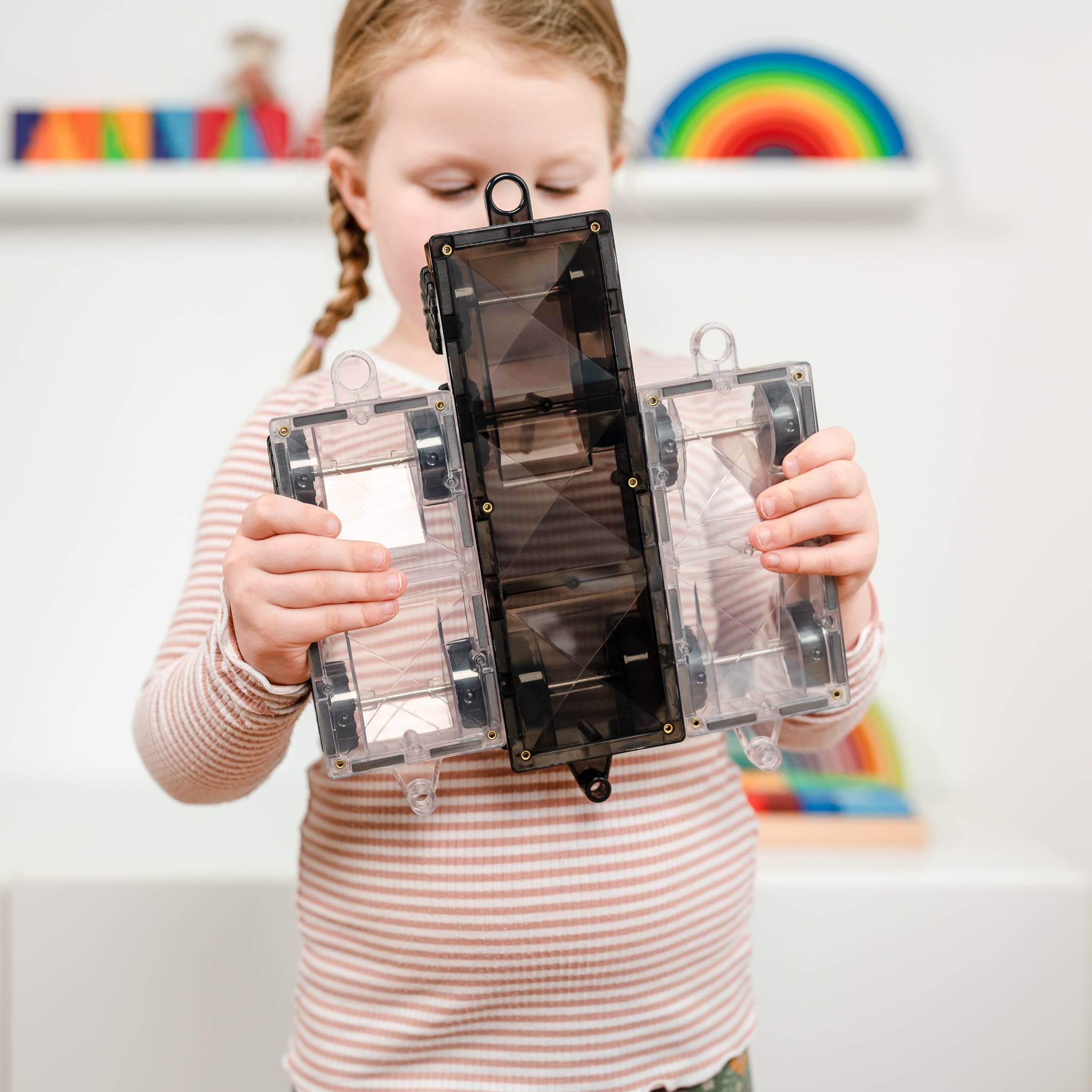 CONNETIX - Rainbow Transport 50 stuks - magnetisch constructiespeelgoed