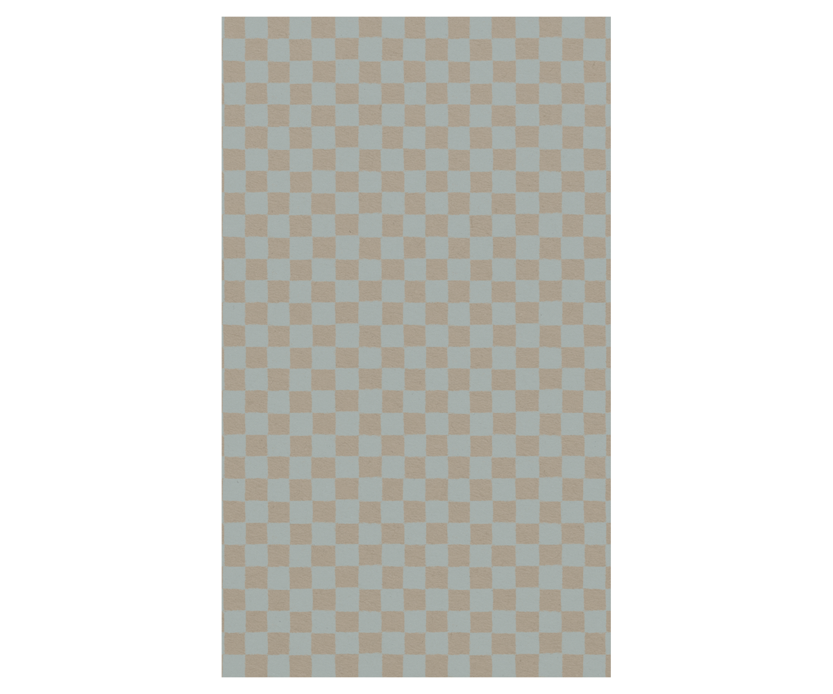 Maileg - Cadeaupapier 10 meter - Geblokt - Petrol