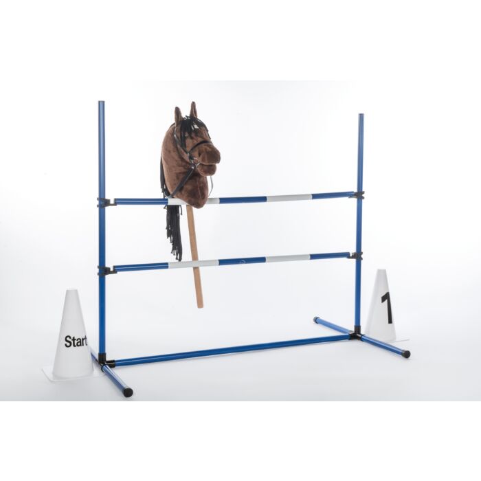 HKM - Pionnen springen voor stokpaard hobby horse