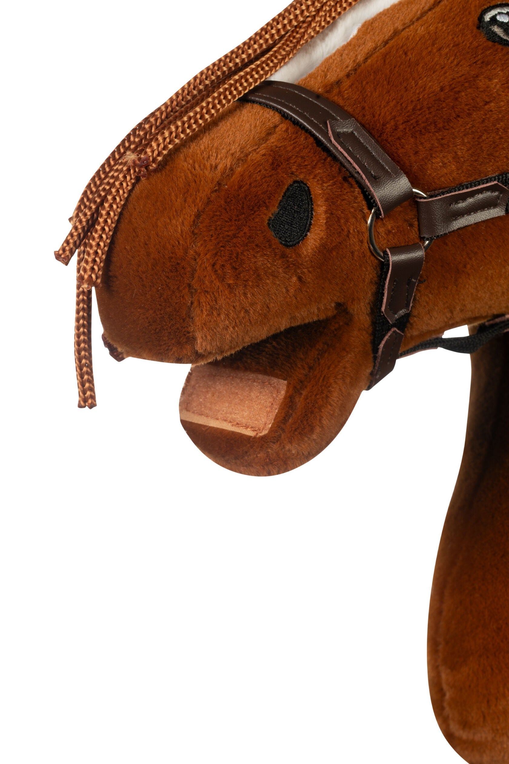HKM - Premium stokpaard hobby horse - donkere vos