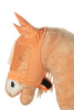 HKM - Vliegenmasker voor stokpaarden Hobby Horsing - Oranje